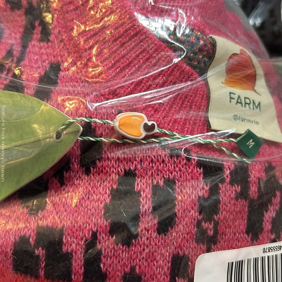 Farm Rio GRAPHIC ELEMENTS AINIKA SWEATER multicolored size M - Picture 11 of 11